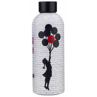 YOU BOTTLES ΜΠΟΥΚΑΛΙ ΘΕΡΜΟΣ ΑΝΟΞΕΙΔΩΤΟ 500ml BANKSY S GRAFFITI FLYING GIRL YBK27274
