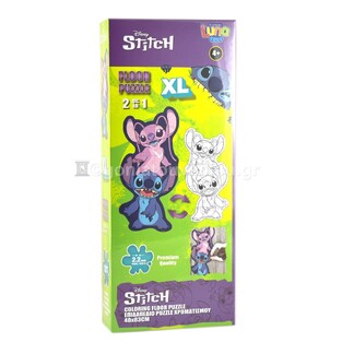 LUNA TOYS PUZZLE ΠΑΖΛ ΧΡΩΜΑΤΙΣΜΟΥ 52 ΤΕΜΑΧΙΩΝ XL 40x83cm LILO AND STITCH 564692