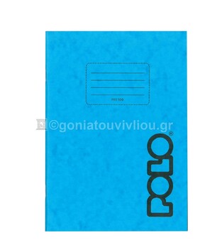 POLO ΤΕΤΡΑΔΙΟ ΚΑΡΦΙΤΣΑ 17x25cm ΡΙΓΕ ΓΑΛΑΖΙΟ 50φ 919069