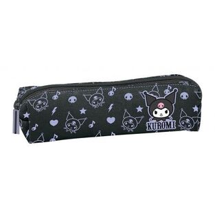 SANRIO ΚΑΣΕΤΙΝΑ ΒΑΡΕΛΑΚΙ ΜΕ ΦΕΡΜΟΥΑΡ PATTERN KUROMI ΜΑΥΡΗ 252355