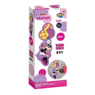 LUNA TOYS PUZZLE ΠΑΖΛ ΧΡΩΜΑΤΙΣΜΟΥ 52 ΤΕΜΑΧΙΩΝ XL 40x83cm MINNIE 564693