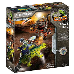 PLAYMOBIL DINO RISE SAICHANIA ΑΓΚΥΛΟΣΑΥΡΟΣ ΜΕ ΜΑΧΗΤΗ ΕΝΑΝΤΙΟΝ ΡΟΜΠΟΤ 70626