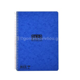 SKAG ΤΕΤΡΑΔΙΟ ΣΠΙΡΑΛ A4 (21x29,7cm) 3 ΘΕΜΑΤΩΝ 90φ BASIC ΜΠΛΕ 276115
