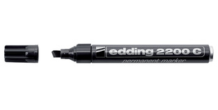 EDDING 2200C ΜΑΡΚΑΔΟΡΟΣ ΑΝΕΞΙΤΗΛΟΣ ΕΠΑΝΑΓΕΜΙΖΟΜΕΝΟΣ ΠΛΑΚΕ ΜΥΤΗ ΜΑΥΡΟΣ No1