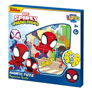 LUNA ΜΑΓΝΗΤΙΚΟ ΠΑΖΛ 18x18cm 60 ΤΕΜΑΧΙΩΝ SPIDEY AND FRIENDS 000508244