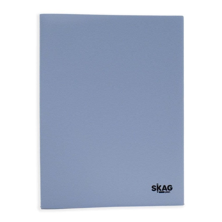 SKAG MORANDI ΣΟΥΠΛ SLIM A4 (21x29,7cm) 20 ΘΗΚΕΣ PP ΓΑΛΑΖΙΟ 302517