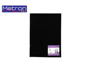 METRON ART SKETCH BOOK ΤΕΤΡΑΔΙΟ ΚΑΡΦΙΤΣΑ A5 14,8x21cm 20φ ΛΕΥΚΑ 160gr ΜΑΥΡΟ ΕΞΩΦΥΛΛΟ 72707252
