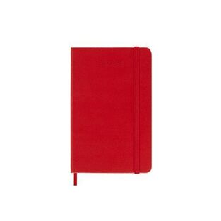 2023 2024 ΗΜΕΡΟΛΟΓΙΟ MOLESKINE POCKET (9x14cm) HARD COVER SCARLET RED WEEKLY DIARY (ΕΒΔΟΜΑΔΙΑΙΟ ΗΜΕΡΟΛΟΓΙΟ 18ΜΗΝΟ)