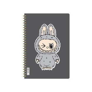 NEXT ΤΕΤΡΑΔΙΟ ΣΠΙΡΑΛ 17x25cm 2 ΘΕΜΑΤΩΝ 70φ BUBU ΓΚΡΙ 02664