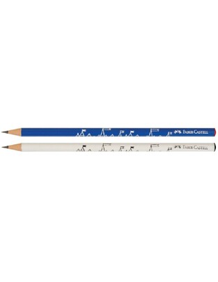 FABER CASTELL ΜΟΛΥΒΙ ΣΤΡΟΓΓΥΛΟ ΜΕ ΖΩΓΡΑΦΙΣΜΕΝΟ ΚΑΣΤΡΟ 12308883