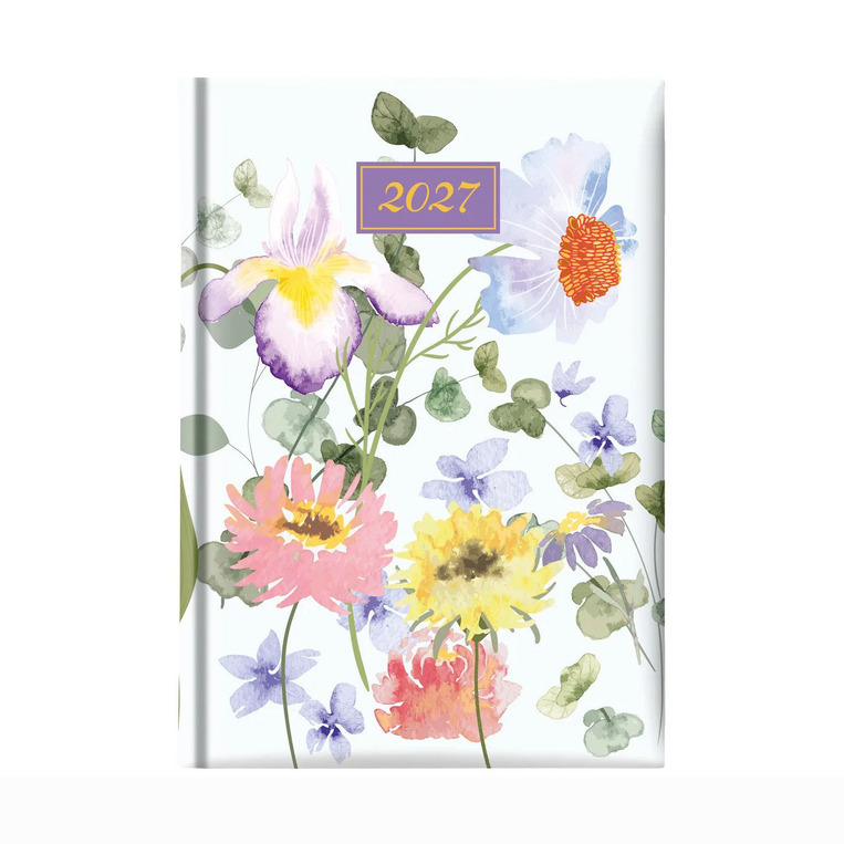 2027 ΗΜΕΡΟΛΟΓΙΟ ΗΜΕΡΗΣΙΟ ΛΕΥΚΟ 14.5x20.5cm IRIS AND VIOLETS 68999001 (ΘΕΟΦΥΛΑΚΤΟΣ)