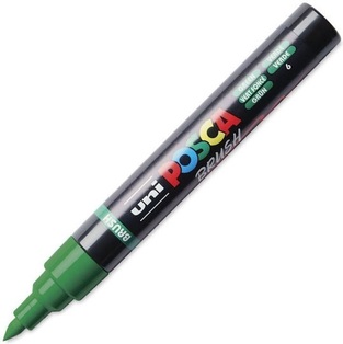 POSCA ΜΑΡΚΑΔΟΡΟΣ PC5BR BRUSH ΠΡΑΣΙΝΟ (GREEN)