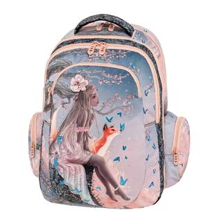 POLO ΣΧΟΛΙΚΗ ΤΣΑΝΤΑ ΣΑΚΙΔΙΟ ΠΛΑΤΗΣ ΔΗΜΟΤΙΚΟΥ MAXXI FAIRY FOX 907057 8355