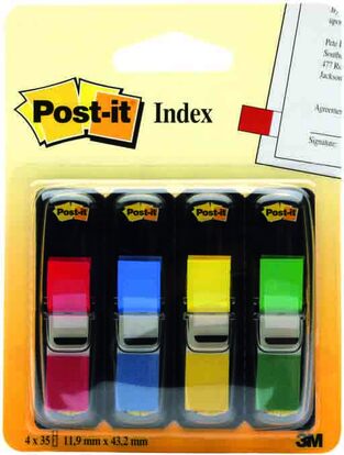 3M POST IT ΑΥΤΟΚΟΛΛΗΤΟΙ ΣΕΛΙΔΟΔΕΙΚΤΕΣ ΠΛΑΣΤΙΚΟΙ 683 4 ΚΛΑΣΣΙΚΑ ΧΡΩΜΑΤΑ 35φ ΣΤΟ ΧΡΩΜΑ 076683004