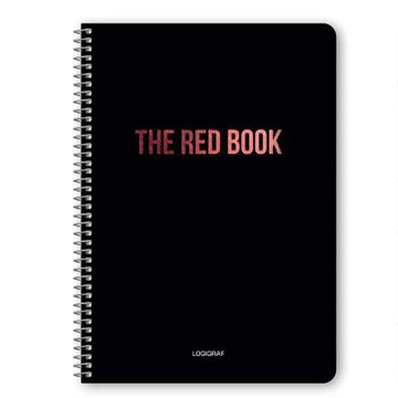 LOGIGRAF ΤΕΤΡΑΔΙΟ ΣΠΙΡΑΛ A4 (21x29,7cm) 2 ΘΕΜΑΤΩΝ 60φ THE COLOR BOOK (THE RED BOOK) 03222