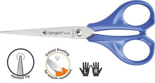 KANGARO ΨΑΛΙΔΙ ΓΡΑΦΕΙΟΥ ΜΙΚΡΟ EL 60 ΜΠΛΕ 15cm