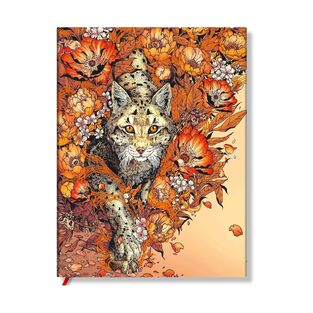 PAPERBLANKS FLEXIS ΣΗΜΕΙΩΜΑΤΑΡΙΟ ULTRA (18x23cm) LYNX RISING LINED (ΡΙΓΕ) FB13595