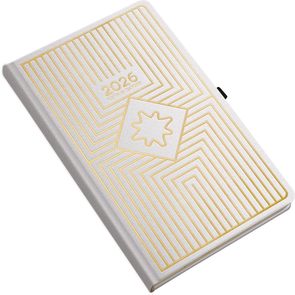 2026 ΗΜΕΡΟΛΟΓΙΟ ΗΜΕΡΗΣΙΟ 17x24cm GATSBY ΛΕΥΚΟ ΜΕ ΣΤΥΛΟΘΗΚΗ 626441794 (UNIPAP)
