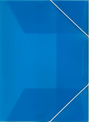 GROOVY ΝΤΟΣΙΕ ΜΕ ΛΑΣΤΙΧΟ Α4 24x32cm ΠΛΑΣΤΙΚΟ ΔΙΑΦΑΝΟ ΜΠΛΕ 032085