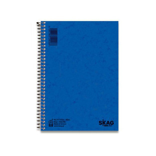 SKAG ΣΗΜΕΙΩΜΑΤΑΡΙΟ ΣΠΙΡΑΛ 10,5x14,8cm 3 ΘΕΜΑΤΩΝ 120φ No21 UNIVERSITY FOIL ΜΠΛΕ 120166