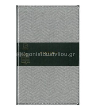 CASTELLI ΣΗΜΕΙΩΜΑΤΑΡΙΟ IVORY ΡΙΓΕ 13Χ21 HARRIS GREY ΜΕ ΛΑΣΤΙΧΟ QC6D9628 (ΘΕΟΦΥΛΑΚΤΟΣ)