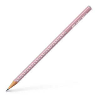 FABER CASTELL ΜΟΛΥΒΙ SPARKLE GRIP No2 ΡΟΖ 118234