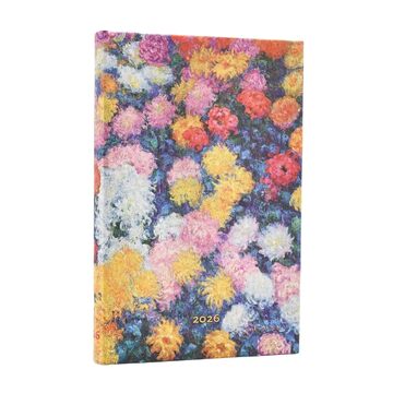 2026 ΗΜΕΡΟΛΟΓΙΟ ΕΒΔΟΜΑΔΙΑΙΟ PAPERBLANKS MINI 9,5x14cm MONET S CHRYSANTHEMUMS (ΣΚΛΗΡΟ ΕΞΩΦΥΛΛΟ) DE07426
