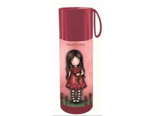 SANTORO ΠΑΓΟΥΡΙ ΜΕΤΑΛΛΙΚΟ ΘΕΡΜΟΣ 350ml GORJUSS SINGLE ROSE 217151
