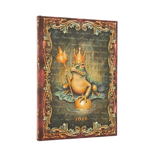2026 ΗΜΕΡΟΛΟΓΙΟ ΕΒΔΟΜΑΔΙΑΙΟ PAPERBLANKS MIDI 13x18cm THE BROTHERS GRIMM FROG PRINCE (ΣΚΛΗΡΟ ΕΞΩΦΥΛΛΟ) DE07631