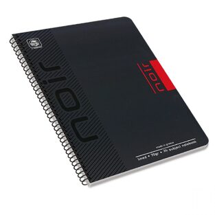 SPECIAL BY TYPOTRUST ΤΕΤΡΑΔΙΟ ΣΠΙΡΑΛ NOIR A4 (21x29,7cm) 3 ΘΕΜΑΤΩΝ 90φ ΚΟΚΚΙΝΟ