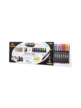 HI TEXT ΜΑΡΚΑΔΟΡΟΙ ΥΠΟΓΡΑΜΜΙΣΗΣ FLUOTIP 7000 ΣΕ ΚΑΣΕΤΙΝΑ 24 ΧΡΩΜΑΤΑ PASTEL ΚΑΙ FLUO 7000NI024SC