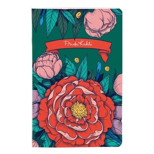 CLAIREFONTAINE ΣΗΜΕΙΩΜΑΤΑΡΙΟ ΚΑΡΦΙΤΣΑ 9x14cm ΜΕ ΓΡΑΜΜΕΣ 48φ FRIDA KAHLO ΠΡΑΣΙΝΟ 1031714