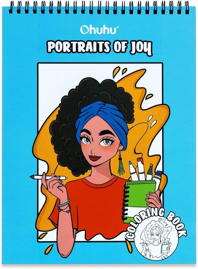 OHUHU COLORING BOOK PORTRAITS OF JOY 83000