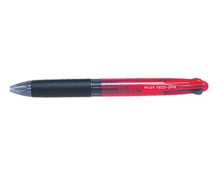 PILOT ΣΤΥΛΟ 4ΧΡΩΜΟ FEED GP4 ΔΙΑΦΑΝΕΣ ΚΟΚΚΙΝΟ MEDIUM 1.0mm 35R