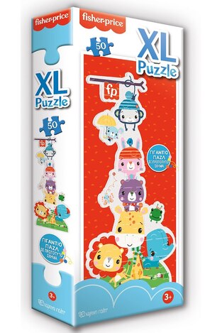 FISHER PRICE ΓΙΓΑΝΤΙΟ ΠΑΖΛ 50 ΤΕΜΑΧΙΩΝ XL