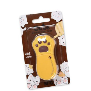 M&G ΔΙΟΡΘΩΤΙΚΗ ΤΑΙΝΙΑ 5mm x 6m CUTE ΠΑΤΟΥΣΑ ΚΙΤΡΙΝΟ ACT75171