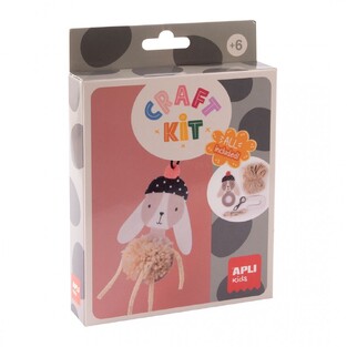 APLI KIDS CRAFT KIT ΚΑΤΑΣΚΕΥΗ POMPOM BUNNY 19881