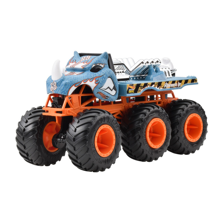 MATTEL HOT WHEELS MONSTER TRUCKS BIG RIGS RHINOMITE ΝΤΑΛΙΚΑ ΜΕ 6 ΡΟΔΕΣ HWN86 / HWN91