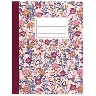 PUKKA PAD BLOOM ΤΕΤΡΑΔΙΟ ΒΙΒΛΙΟΔΕΤΗΜΕΝΟ 19x24cm 70φ ΡΟΖ ΜΕ ΛΟΥΛΟΥΔΙΑ 9516CMBLM