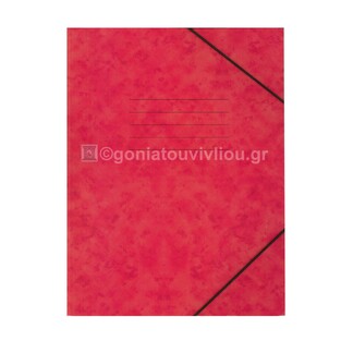 UNIPAP ΝΤΟΣΙΕ ΠΡΕΣΠΑΝ ΜΕ ΛΑΣΤΙΧΟ 25x35cm ΚΟΚΚΙΝΟ 54901