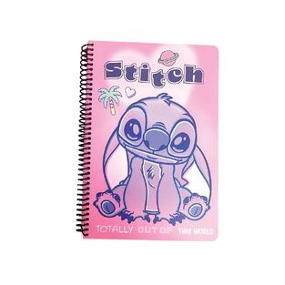 GIM ΤΕΤΡΑΔΙΟ ΣΠΙΡΑΛ 17x25cm 2 ΘΕΜΑΤΩΝ 70φ STITCH ΡΟΖ 342 03402
