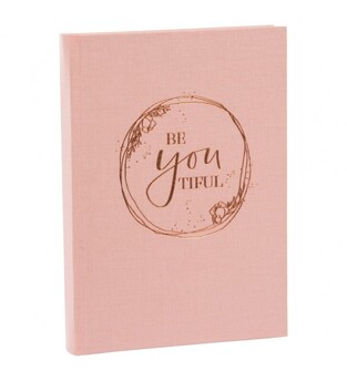 GOLDBUCH ΣΗΜΕΙΩΜΑΤΑΡΙΟ ΣΚΛΗΡΟ ΕΞΩΦΥΛΛΟ Α5 (14,8x21cm) ΜΕ ΤΕΛΕΙΕΣ 200φ BE YOU TIFUL ΡΟΖ 64713