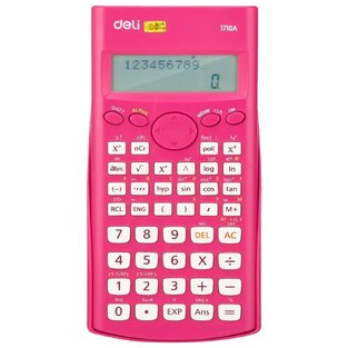 DELI 1710A RIO ΑΡΙΘΜΟΜΗΧΑΝΗ ΕΠΙΣΤΗΜΟΝΙΚΗ 240 ΛΕΙΤΟΥΡΓΙΕΣ ΚΟΚΚΙΝΗ