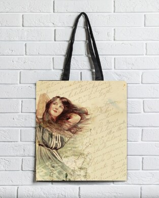 BRAINFOOD ΥΦΑΣΜΑΤΙΝΗ ΣΟΥΕΤ ΤΣΑΝΤΑ ΜΕ ΦΕΡΜΟΥΑΡ 38x42cm ΚΟΡΙΤΣΙ