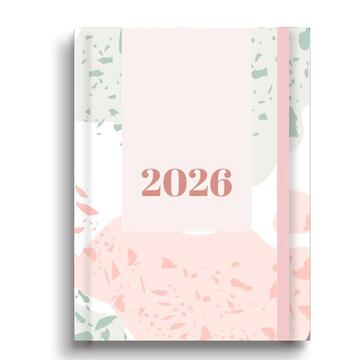 2026 ΗΜΕΡΟΛΟΓΙΟ ΗΜΕΡΗΣΙΟ 14x20cm VERSUS ΜΕ ΛΑΣΤΙΧΟ ΠΡΑΣΙΝΟ 587118 (TESORO)